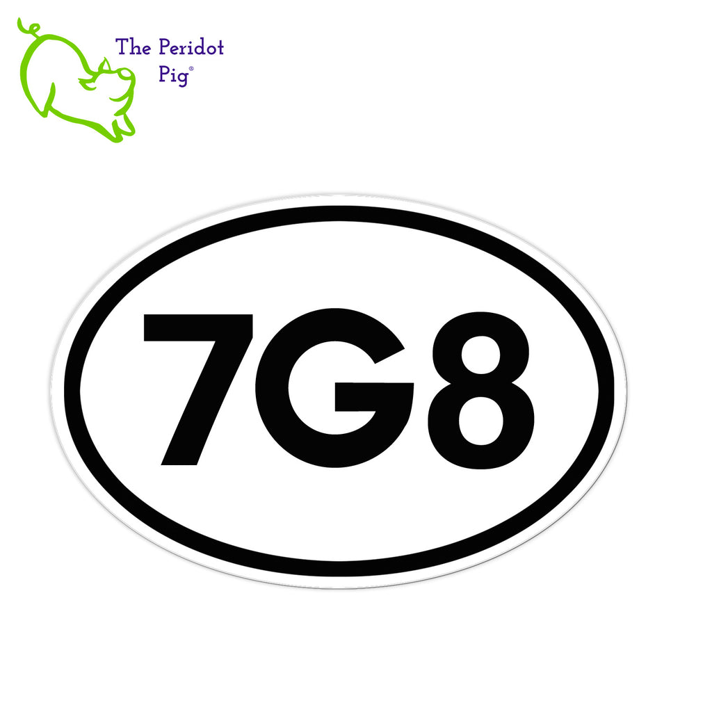 For pilots departing from Geauga County Airport in Middlefield, OH, displaying the FAA identifier, 7G8, on your tumbler, laptop or car is a must! These gloss vinyl stickers are designed to last, featuring a UV-resistant gloss vinyl coating to prevent fading. Measuring 4.8" x 3.3", these oval stickers are the perfect way to show off your aviation pride.