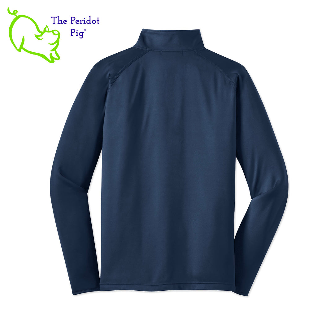This Fall, make the EAA Chapter 5 Long Sleeve Quarter Zip your go-to layer! Boasting a soft-brushed backing and moisture control, it's comfortable year-round. And with the stylish Chapter 5 logo on the left chest, it looks perfect for the office or the weekend. Everything you need in one perfect shirt! Back view shown in Navy.