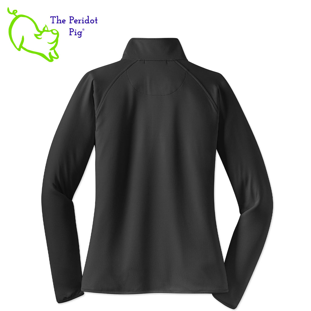 This Fall, make the EAA Chapter 5 Ladies Long Sleeve Quarter Zip your go-to layer! Boasting a soft-brushed backing and moisture control, it's comfortable year-round. And with the stylish Chapter 5 logo on the left chest, it looks perfect for the office or the weekend. Everything you need in one perfect shirt! Back view shown in Charcoal.