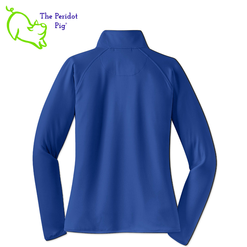 This Fall, make the EAA Chapter 5 Ladies Long Sleeve Quarter Zip your go-to layer! Boasting a soft-brushed backing and moisture control, it's comfortable year-round. And with the stylish Chapter 5 logo on the left chest, it looks perfect for the office or the weekend. Everything you need in one perfect shirt! Back view shown in Royal.