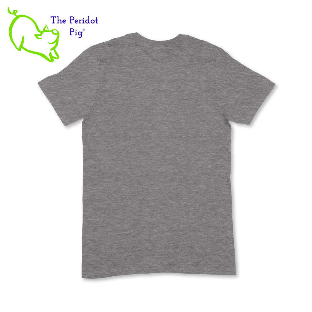 A wonderful t-shirt to get people talking. The front has the text, " Do something you don't have to do". The back is blank for a minimalist look. This is a super soft blend shirt. Back view shown in graphite heather.
