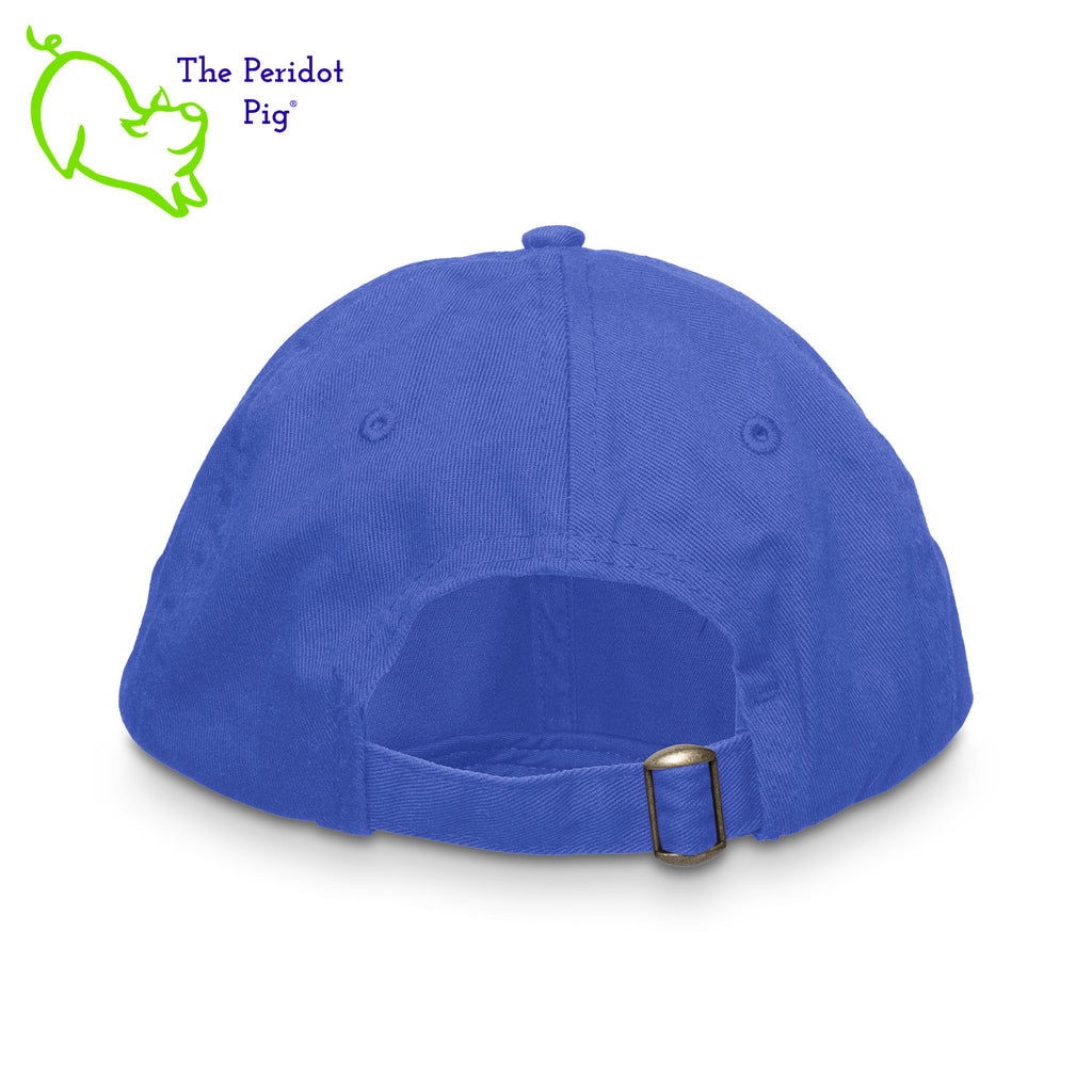 Stay shaded and stay styling with the Healthy Pi Logo Dad Hat! This 6-Panel twill cap is one cool customer - perfect for adding a bit of chill to your look and keeping the 'pony' under wraps. Available in FIVE colors, you'll be 'hat-happy' no matter which you choose! Back view shown in royal.
