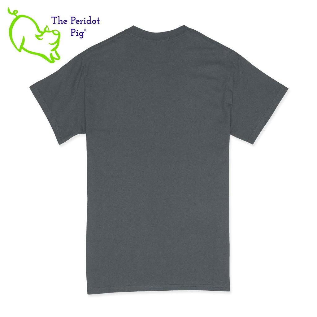 Crafted from a soft and comfortable material, this t-shirt features a loose cut and the EAA Chapter 5 logo in your choice of color on the front. The slogan, "Come Fly With Me" is also included. You can also chose from six different colors for the shirt. The back is left blank for a classic, minimalist look. Back view Charcoal-White shown.
