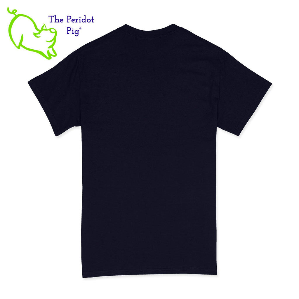 Crafted from a soft and comfortable material, this t-shirt features a loose cut and the EAA Chapter 5 logo in your choice of color on the front. These also have the slogan, "Come Fly With Me". You can also chose from six different colors for the shirt. The back is left blank for a classic, minimalist look. Back view Navy-White shown.