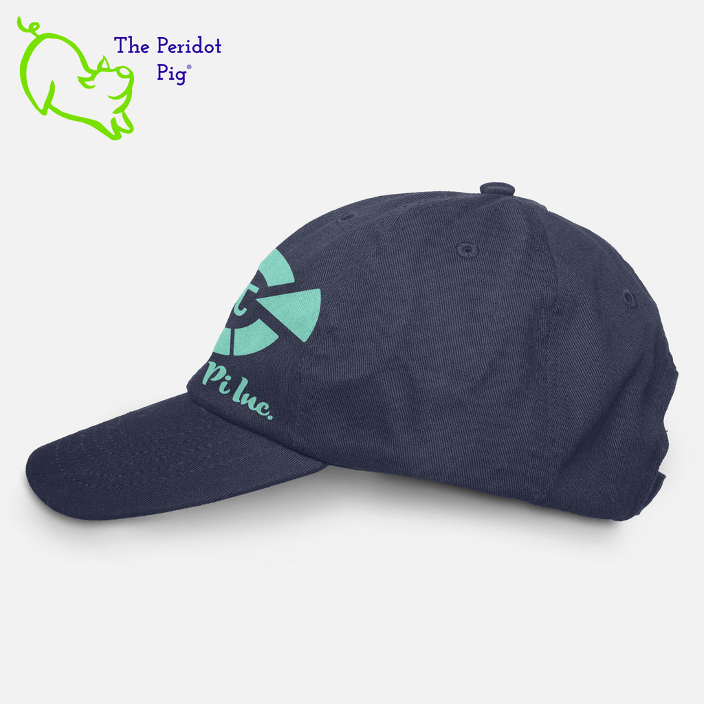 Stay shaded and stay styling with the Healthy Pi Logo Dad Hat! This 6-Panel twill cap is one cool customer - perfect for adding a bit of chill to your look and keeping the 'pony' under wraps. Available in FIVE colors, you'll be 'hat-happy' no matter which you choose! Left view shown in navy.