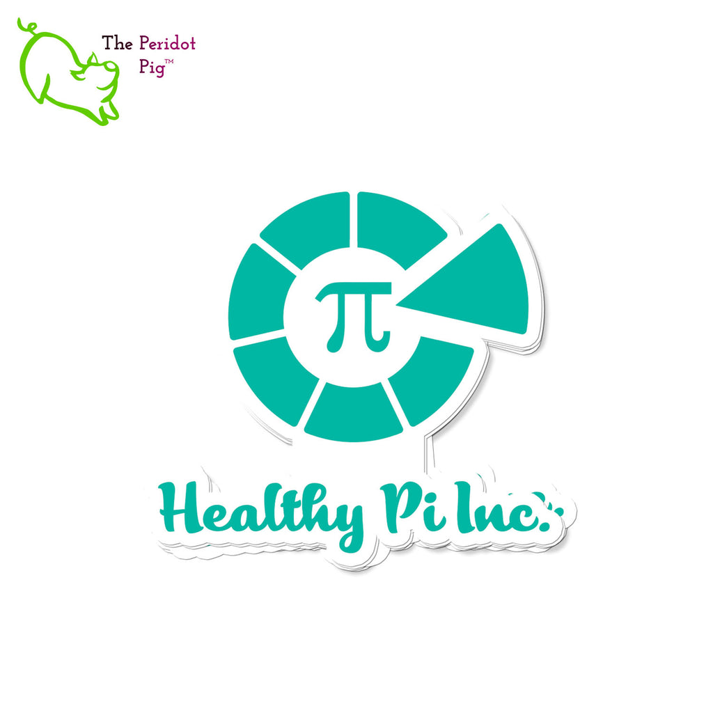 These stickers feature the Healthy Pi, Inc logo and are sold in sets of 11.