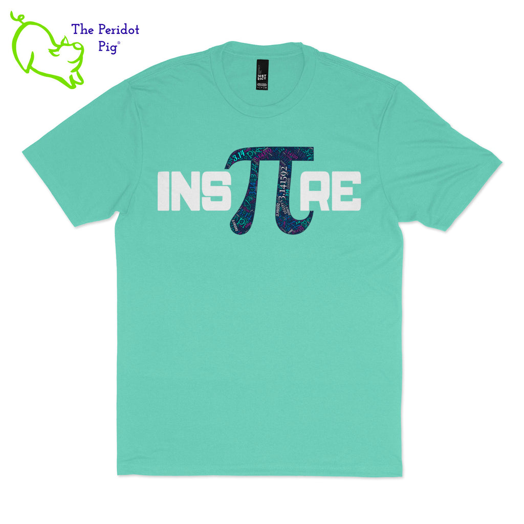 Prepared to be inspired by our latest PI t-shirt! Available in 5 soft colors, these are the perfect attire for your PI day celebrations on March 14th. We've created these shirts with a light-weight vinyl on a soft and comfortable t-shirt. Front view shown in teal.