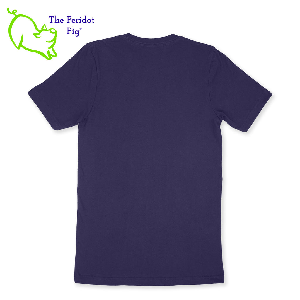 Prepared to be inspired by our latest PI t-shirt! Available in 5 soft colors, these are the perfect attire for your PI day celebrations on March 14th. We've created these shirts with a light-weight vinyl on a soft and comfortable t-shirt. Back view shown in navy.