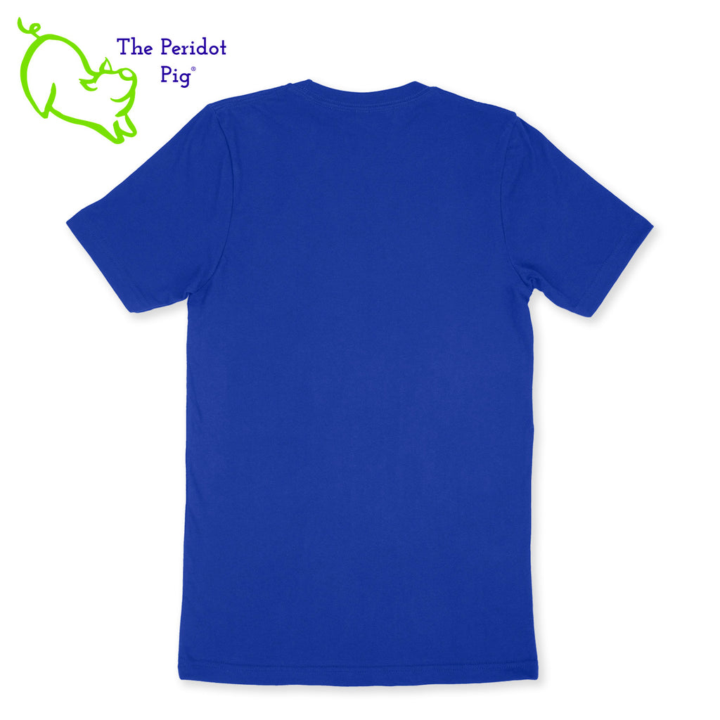 Prepared to be inspired by our latest PI t-shirt! Available in 5 soft colors, these are the perfect attire for your PI day celebrations on March 14th. We've created these shirts with a light-weight vinyl on a soft and comfortable t-shirt. Back view shown in royal.