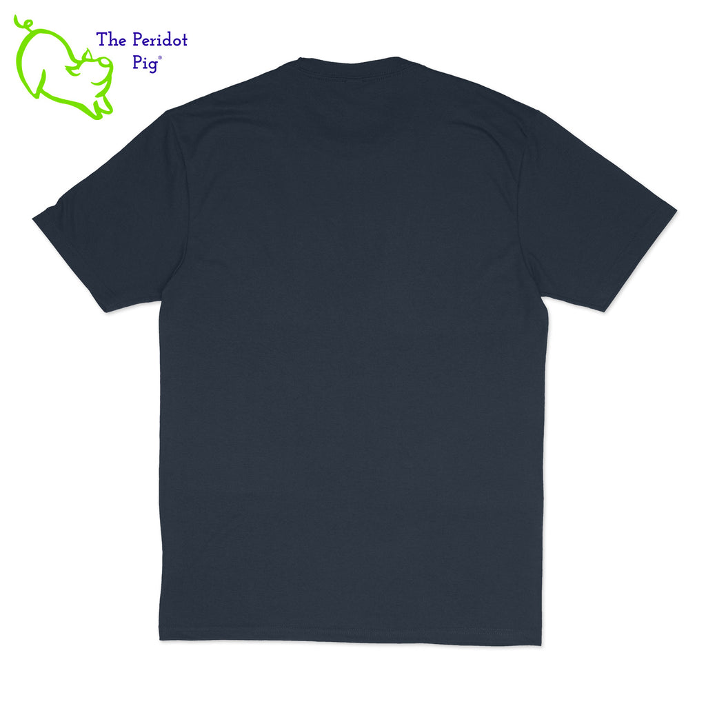 Prepared to be inspired by our latest PI t-shirt! Available in 5 soft colors, these are the perfect attire for your PI day celebrations on March 14th. We've created these shirts with a light-weight vinyl on a soft and comfortable t-shirt.  Back view shown in navy.