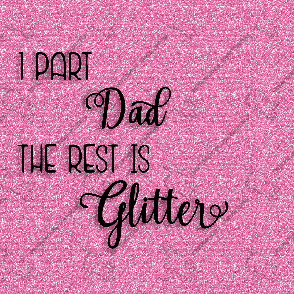 Text rendering on pink for the Dad selection.