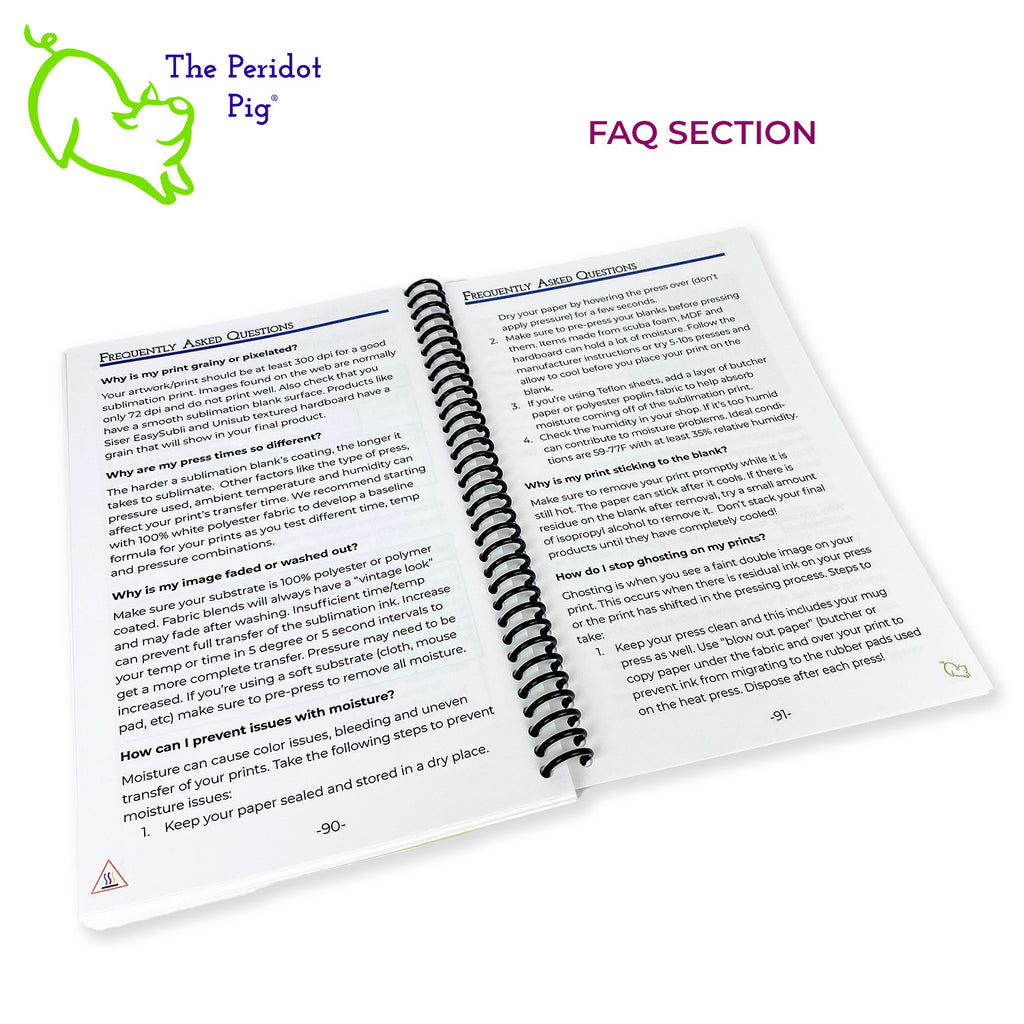 This compact sublimation log book will help you capture all of the variables needed to reproduce your products time and time again. FAQ view.