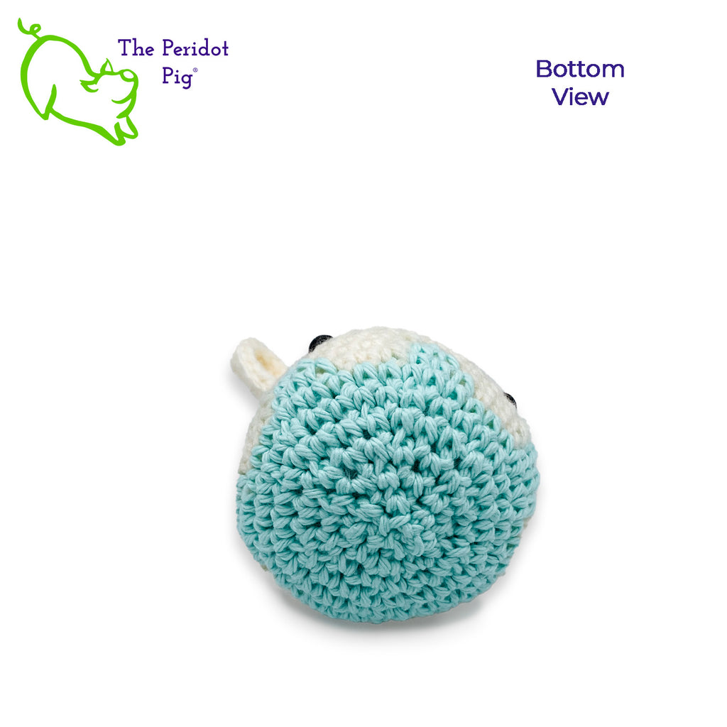 Who knew that Easter Bunnies came from eggs?? We have three styles to choose from. The bunnies are all a soft natural color and the egg remnants are available in blue, pink or green. Bottom view shown in blue.
